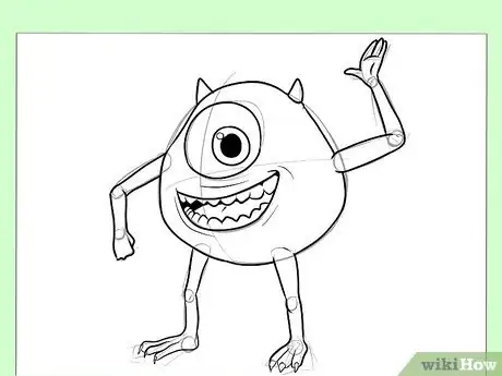 Image titled Draw Mike from Monster's, Inc Step 9