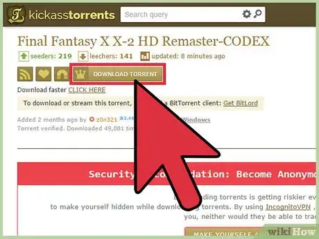 Image titled Download a Torrent Directly With a Download Manager Step 8