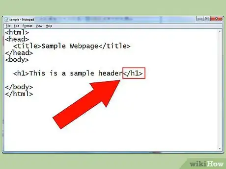 Image titled Make Paragraph Styled Heading Text in HTML Step 6