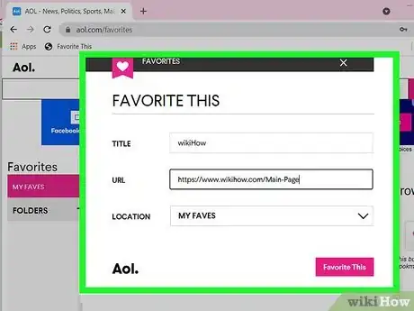 Image titled Transfer AOL Favorites Step 3