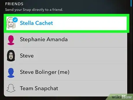 Image titled Post Long Videos on Snapchat on iPhone or iPad Step 6