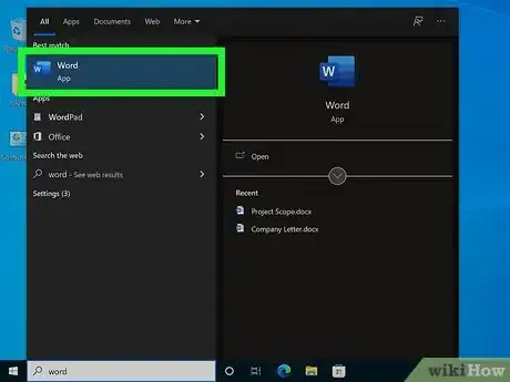 Image titled Make a Signup Sheet in Word Step 1