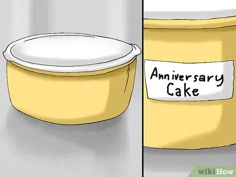 Image titled Freeze a Wedding Cake Step 6