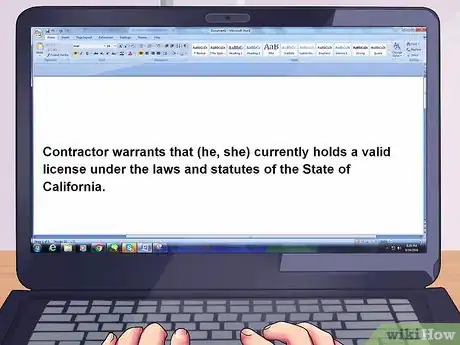 Image titled Write a Home Improvement Contract Step 23