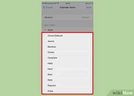 Image titled Change the Calendar Alert Sound on an iPhone Step 4