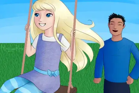 Image titled Man Pushes Girl on a Swing.png