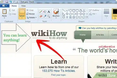 Image titled Create Annotated Screenshots Using Windows Paint Step 12