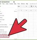 Use Google Spreadsheets