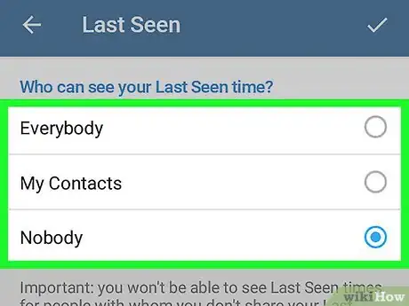Image titled Hide Last Seen on Telegram on Android Step 6