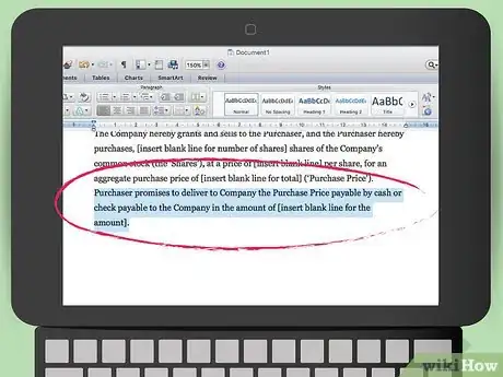 Image titled Draft a Stock Purchase Agreement Step 6