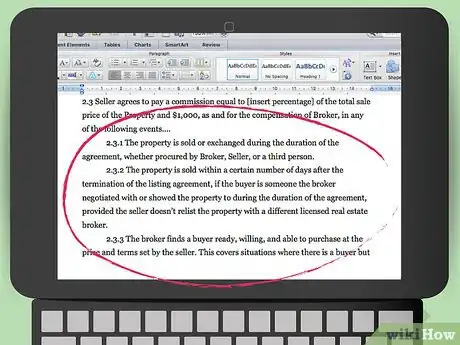 Image titled Draft a Broker Listing Agreement Step 9