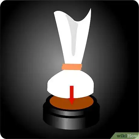 Image titled Taking the coin, press it down onto your eyeshadow pot. Step 9