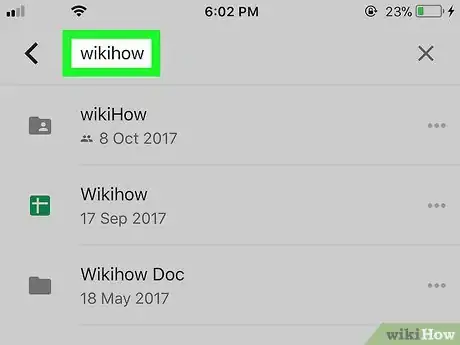 Image titled Search Within a Folder on Google Drive on iPhone or iPad Step 3