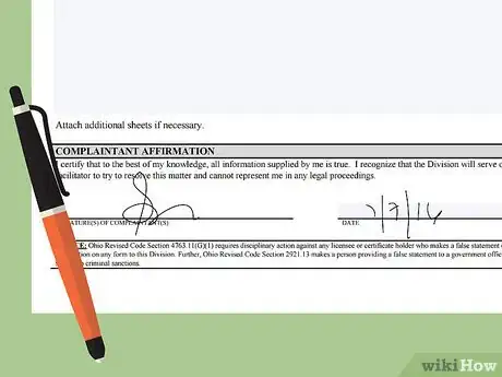 Image titled File a Complaint Against a Real Estate Agent in Ohio Step 19