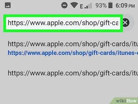 Image titled Purchase an iTunes Card on Android Step 2