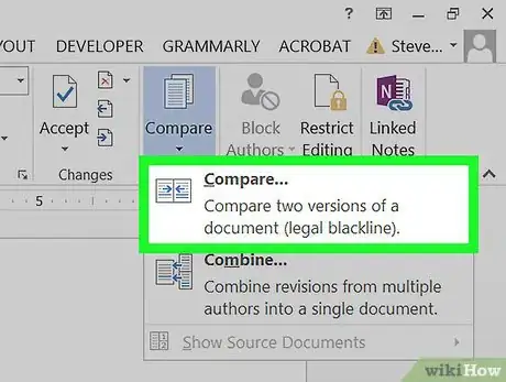 Image titled Compare Two Word Documents on PC or Mac Step 5