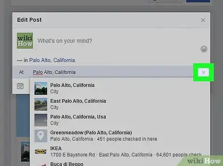 Image titled Remove the Location from Posts on Facebook Step 15