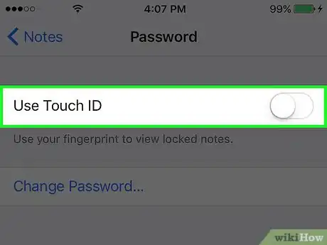 Image titled Use Touch ID for Locked Notes on an iPhone Step 4