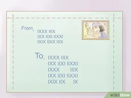 Image titled Open an Envelope Having Three Perforated Sides Step 1