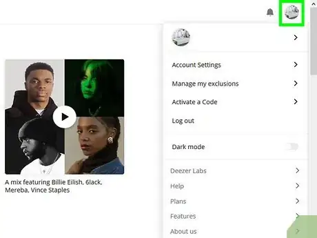 Image titled Cancel Your Deezer Subscription on PC or Mac Step 3