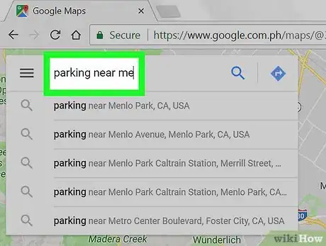 Image titled Find Parking on Google Maps on PC or Mac Step 2