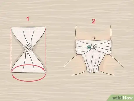 Image titled Fold a Prefold Diaper Step 6