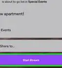Share a Twitch Stream on Facebook on Android