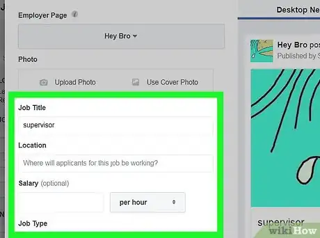 Image titled Post Job Ads on Facebook Step 7