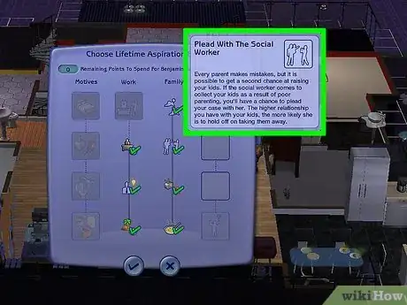 Image titled Stop Your Kids from Being Taken Away by the Social Worker on the Sims 2 Step 10