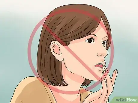 Image titled Prevent a Cold Sore from Spreading Step 1
