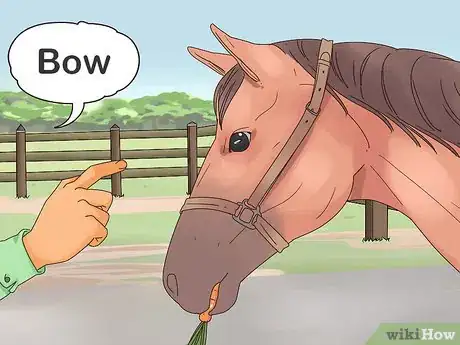 Image titled Teach a Horse to Bow Properly Step 10