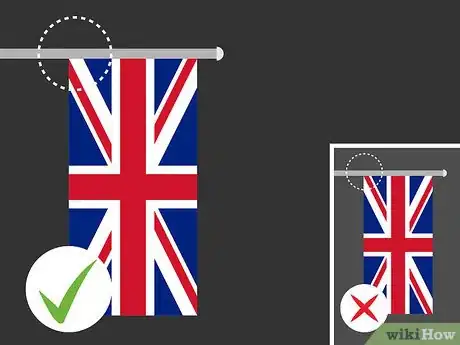 Image titled Know if a Union Jack Has Been Hung Upside Down Step 03