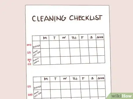 Image titled Create a Room Cleaning Checklist and Reward System for Kids Step 3