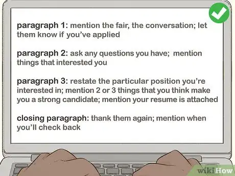 Image titled Follow Up After a Career Fair Step 3