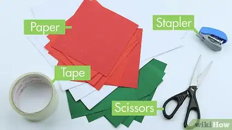 Image titled Make a 3D Paper Snowflake Step 1