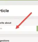 Write a New Article on wikiHow