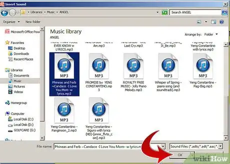 Image titled Add a Sound to a Presentation in Microsoft PowerPoint 2007 Step 2