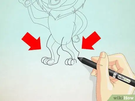 Image titled Draw a Cartoon Lion Step 11