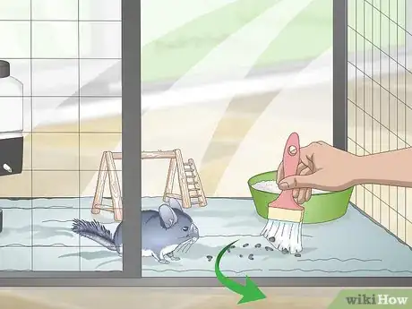 Image titled Clean a Pet Cage with a Fleece Bottom Step 1