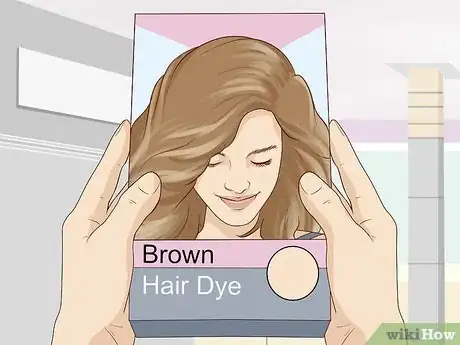 Image titled Dye Blonde Hair Brown Step 1