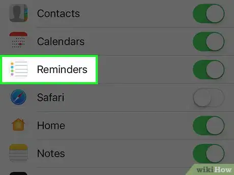 Image titled Stop Syncing iPhone Reminders to iCloud Step 3