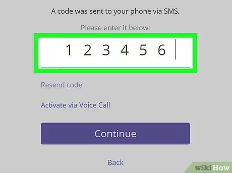 Image titled Create a Viber Account on PC or Mac Step 4