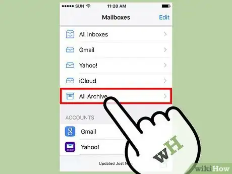 Image titled Archive Email Step 2