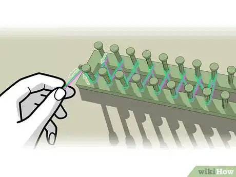 Image titled Knit a Scarf on a Loom Step 10