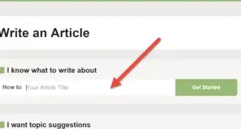Write a New Article on wikiHow