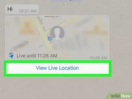 Image titled Find People's Location on WhatsApp on iPhone or iPad Step 11