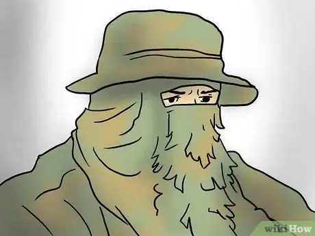 Image titled Stalk With a Ghillie (3D Camouflage) Suit Step 17