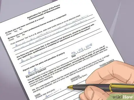 Image titled Become a Justice of the Peace in Massachusetts Step 4