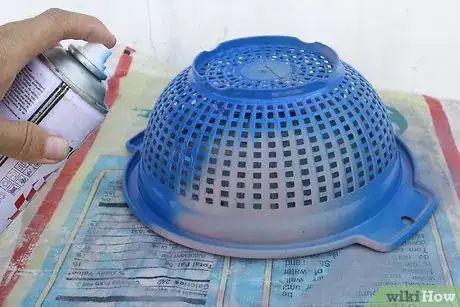 Image titled Use a Colander As a Planter Step 3