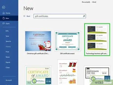 Image titled Make Gift Certificates Step 3